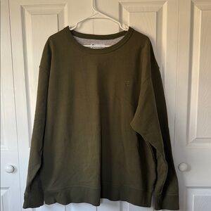 Champion Men's Dark Green Crewneck Sweater